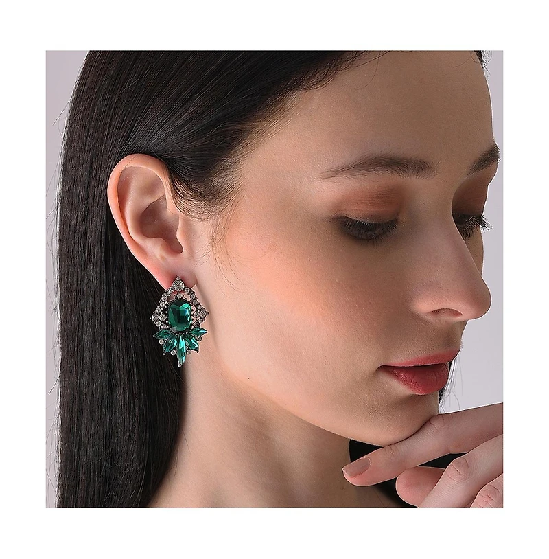 Sohi Women's Botanical Drop Earrings