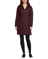 Lands' End Women's Tall Wanderweight Packable Down Coat
