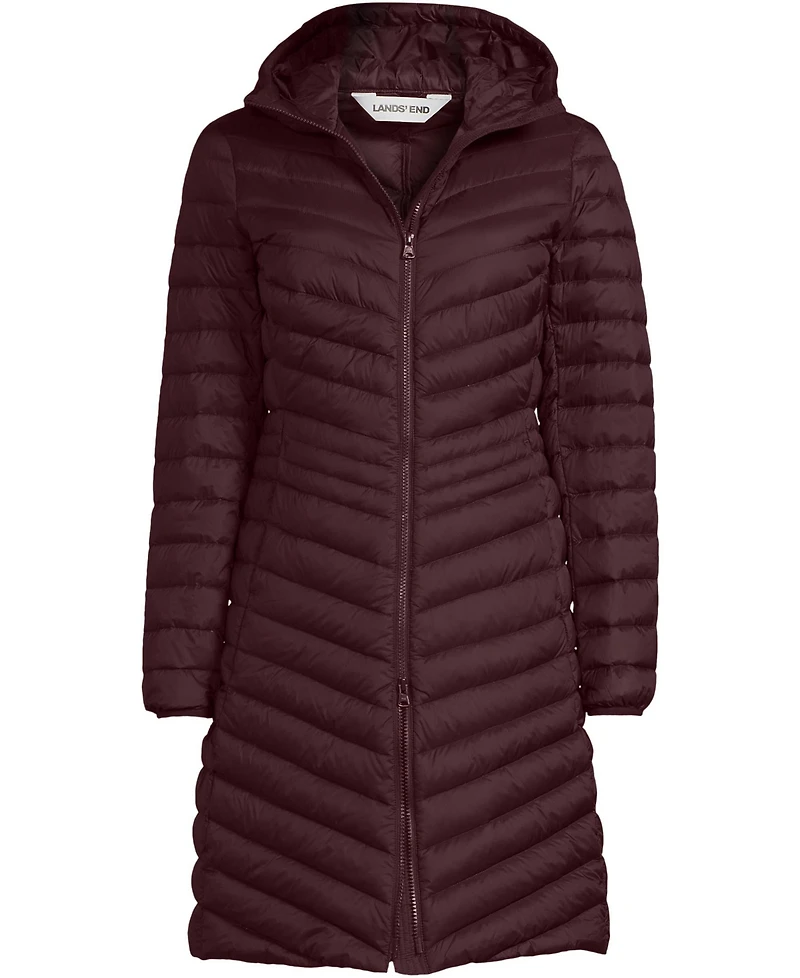 Lands' End Women's Tall Wanderweight Packable Down Coat