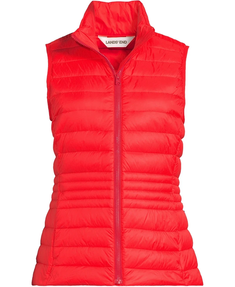 Lands' End Women's Wanderweight Packable Down Vest
