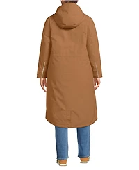 Lands' End Plus Squall Waterproof Insulated Winter Stadium Maxi Coat