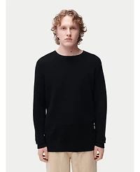 Gobi Cashmere Men's Textured-Knit Silk Cashmere Sweater