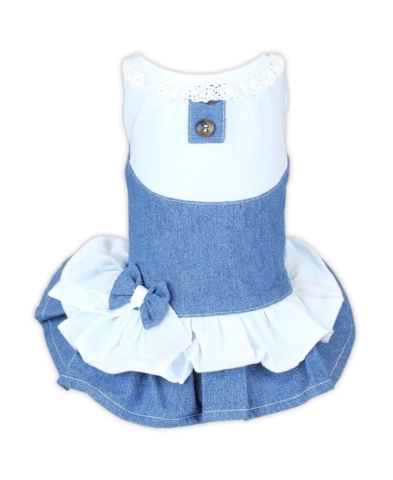 Parisian Pet Denim Spring Dress