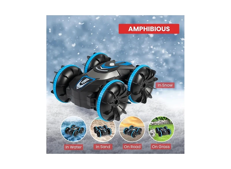 Cowin Remote Control Car Racing Stunt Car Rc Truck Toys High Speed for Kids 8-12 Xmas Gifts