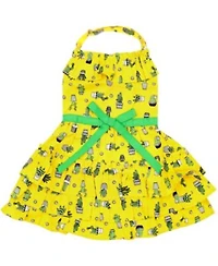 Parisian Pet Cactus Tiered Dress