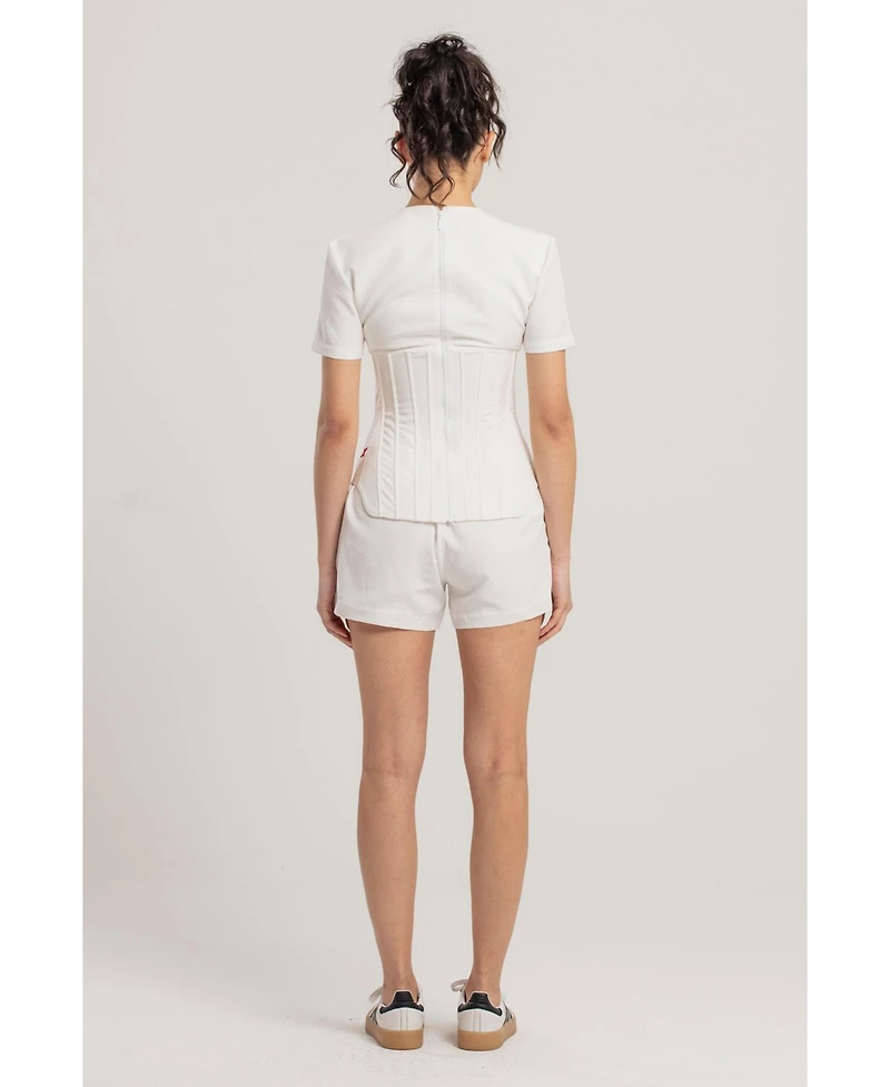 Pcfg Women's Lightweight Elastic-Waist Shorts