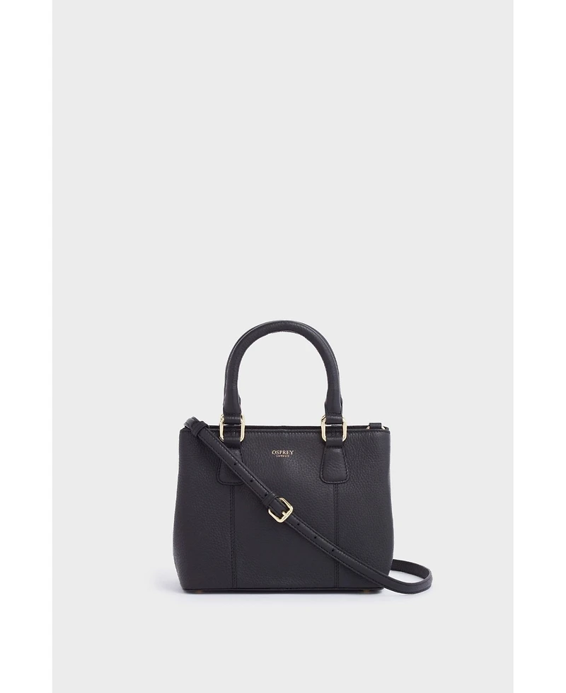 Osprey London The Mini Adaline Leather Grab Bag - Grainy Hide
