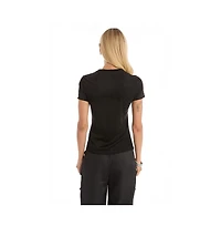 The Noli Shop Women's Amaya Ultra-Soft T-Shirt - Leopard