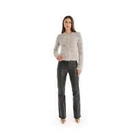 The Noli Shop Women's Joana Knit Cardigan - Grey