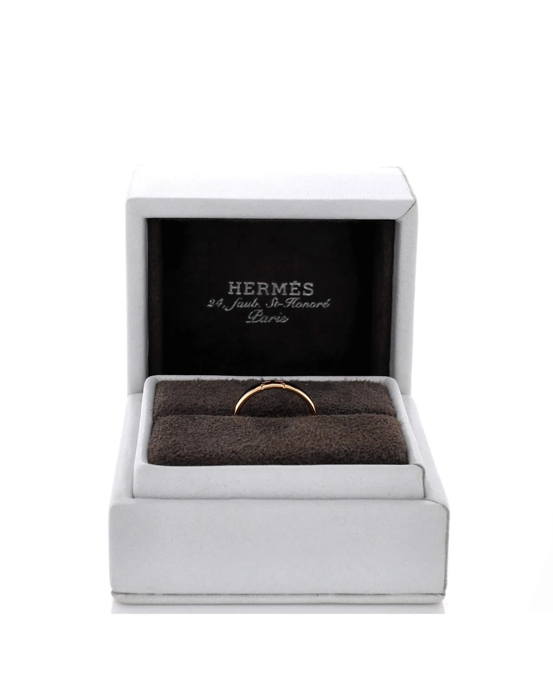 Pre-Owned Hermes Ever Herakles Wedding Band Ring