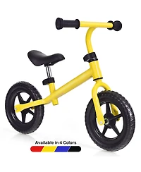 Sugift Kids No Pedal Balance Bike with Adjustable Handlebar and Seat