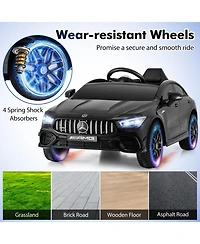 Sugift 12V Kids Ride on Car Mercedes-Benz Amg Cla 45 with Remote