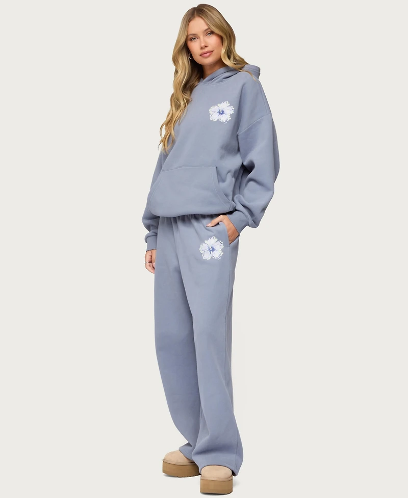 Edikted Women's Tropical Bloom Sweatpants