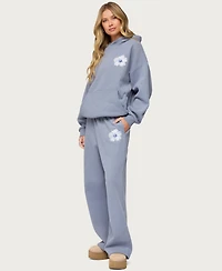 Edikted Women's Tropical Bloom Sweatpants