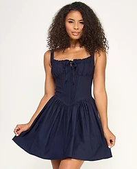 Katia Rae Women's Square Neck Short Dress