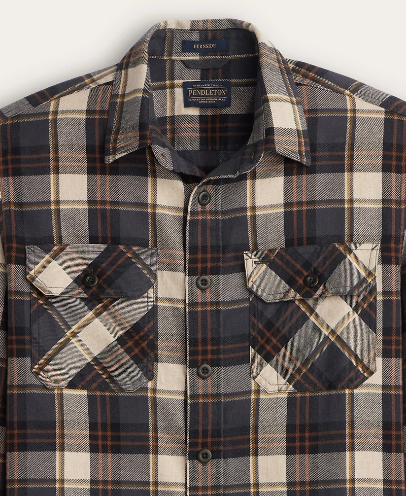 Pendleton Men's Burnside Flannel Spread Collar Shirt