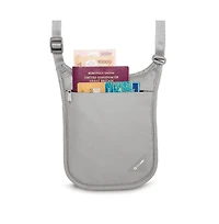 Pacsafe Coversafe V75 Rfid Blocking Neck Pouch Neutral Grey