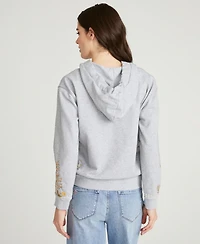 Driftwood Women's Hallie Floral Fields Printed Zip Sweatshirt