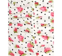 Seni & Cade Juniors' Floral Polka Dot Short Dress