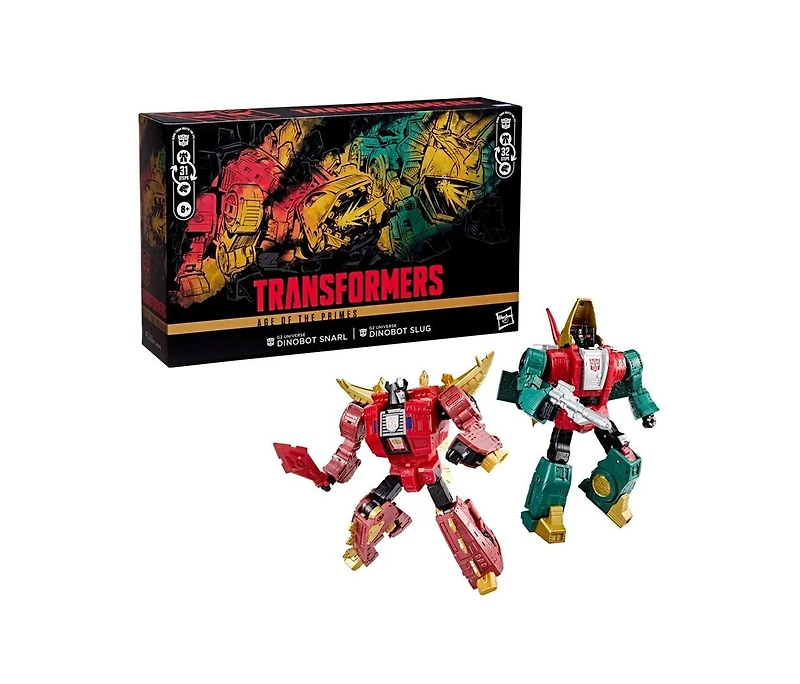 G2 Universe Dinobot Snarl and Dinobot Slug Set of 2 Leader Class | Transformers: Age of the Primes | Hasbro, Takara Tomy
