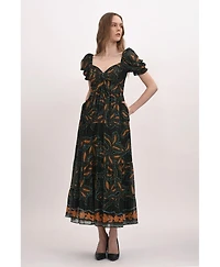 Celina Moon Women's Ebony Maxi Dress