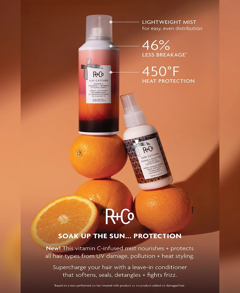 R+Co Sun Catcher Power C-Boosting Leave In Conditioner, 5 oz.