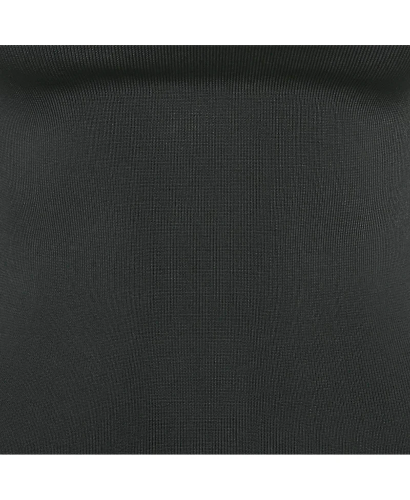 Pre-Owned Balmain Women's Black Rib Knit Mini Bodycon Dress