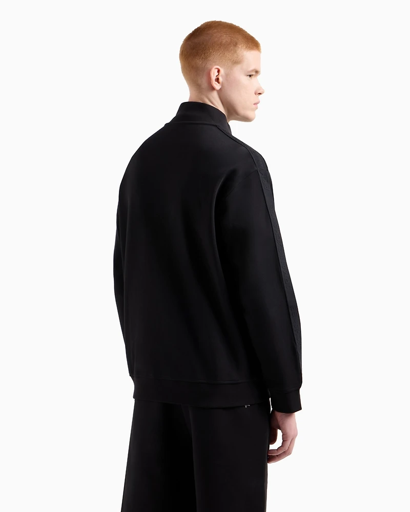 A|X Armani Exchange Men's Regular-Fit Logo Tape Full-Zip Track Jacket