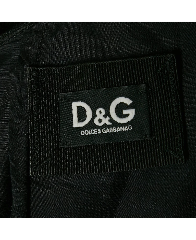 Pre-Owned Dolce & Gabbana Women's Black Lace Sleeveless Mini Dress