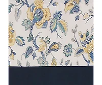 Rlf Home Gianna Banded Valance Spa. 3" Rod Pocket, Contrast bottom banding. 50"W x 16"L