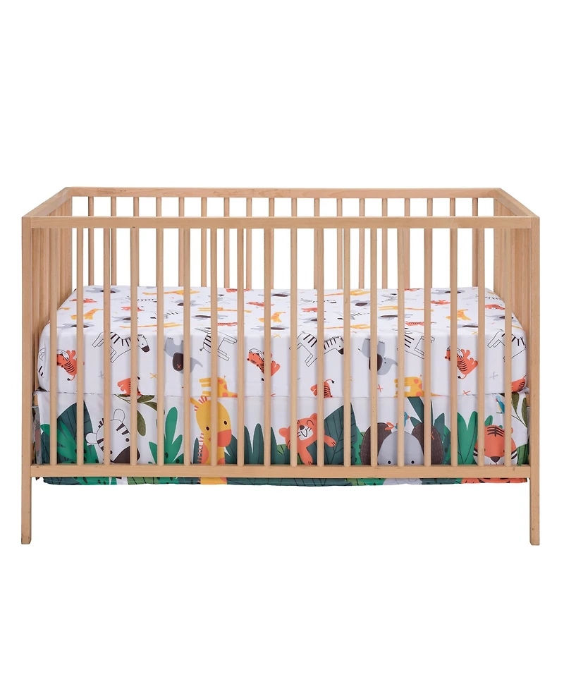 Bedtime Originals Baby Lollipop Jungle Microfiber Fitted Crib/Toddler Sheet