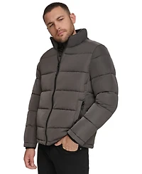 Calvin Klein Men's Puffer With Set Bib Detail, Created for Macy's