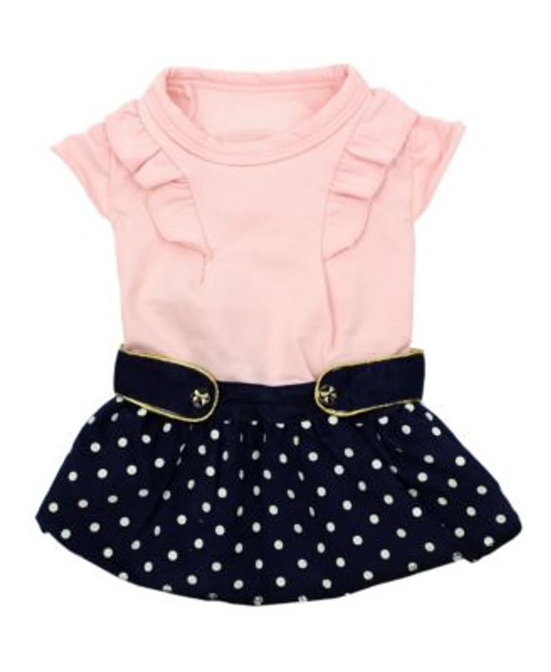 Parisian Pet Nautical Dots Dress