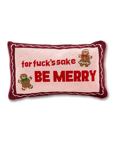 Furbish Needlepoint Pillow – Holiday Collection