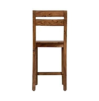 Porter Designs Urban Solid Sheesham Wood 24" Counter Height Dining Chair
