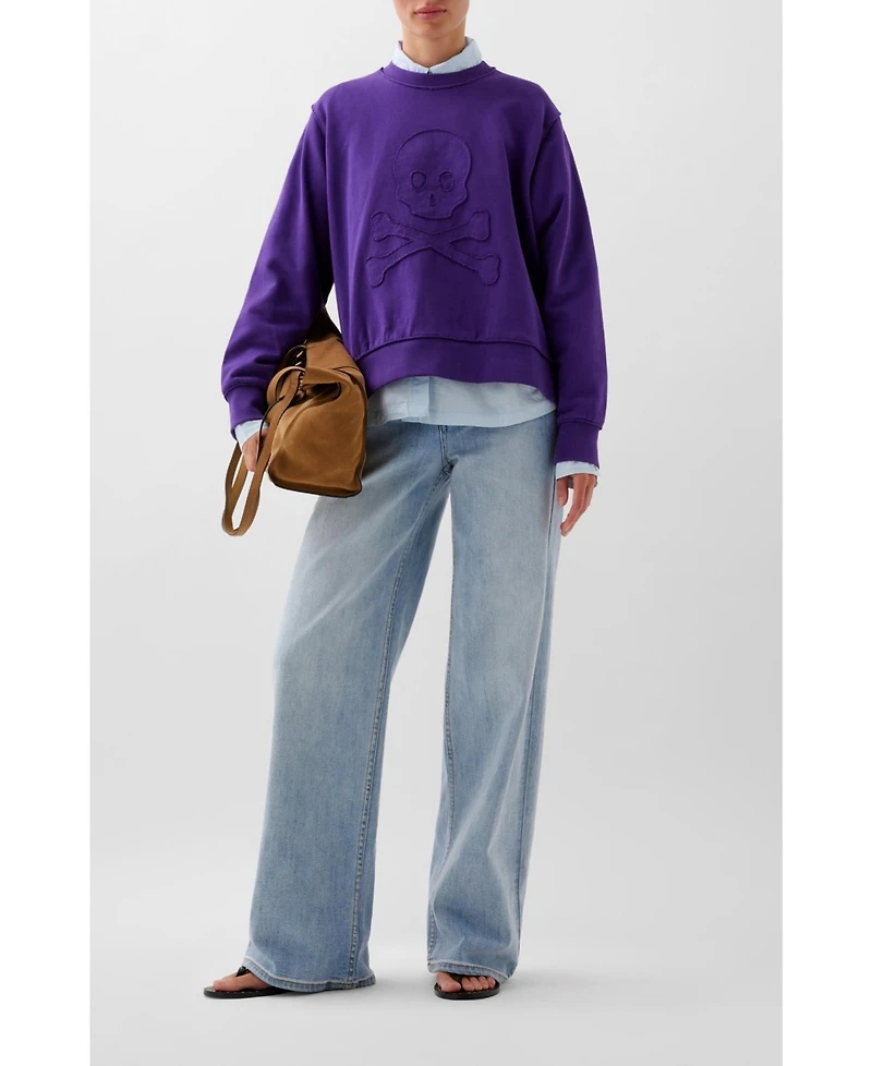 Scalpers Women's Raw Skull Sweater