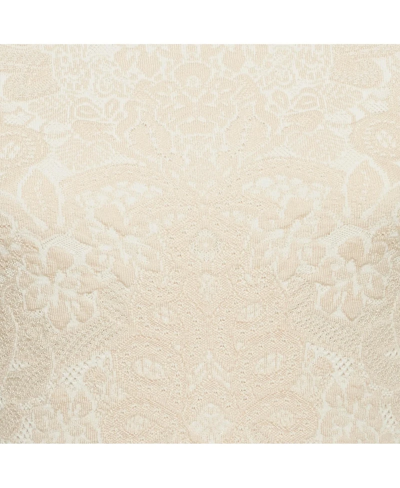 Pre-Owned Alexander Mcqueen Women's Pink Jacquard Knit Mini Bodycon Dress