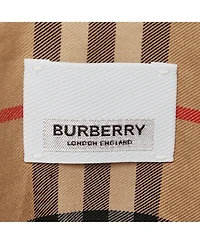 Pre-Owned Burberry Women's Beige Check Print Cotton Belted Short Dress