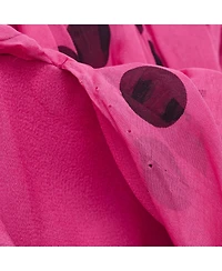 Pre-Owned Dolce & Gabbana Women's Pre-Owned D&g Pink Polka Dot Silk Neck Tie Detail Mini Dress