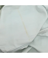 Pre-Owned Burberry Women's Brit Washed Blue Cotton Belted Dress