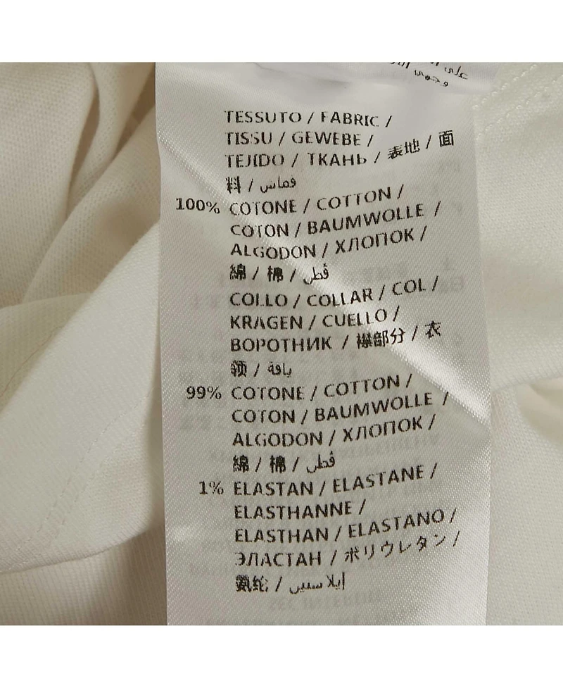 Pre-Owned Stella Mccartney Women's White Logo Print Cotton Knit T-Shirt Dress