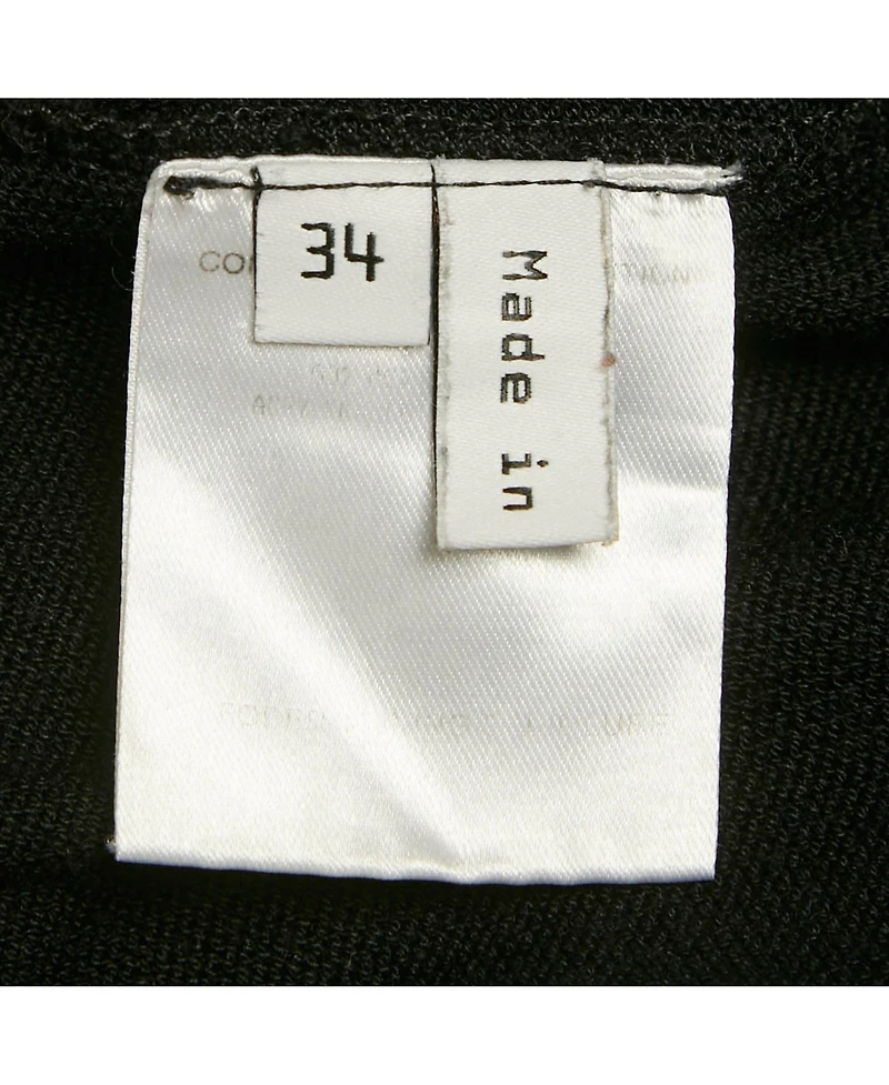 Pre-Owned Balenciaga Women's Black Knit V-Neck Dress