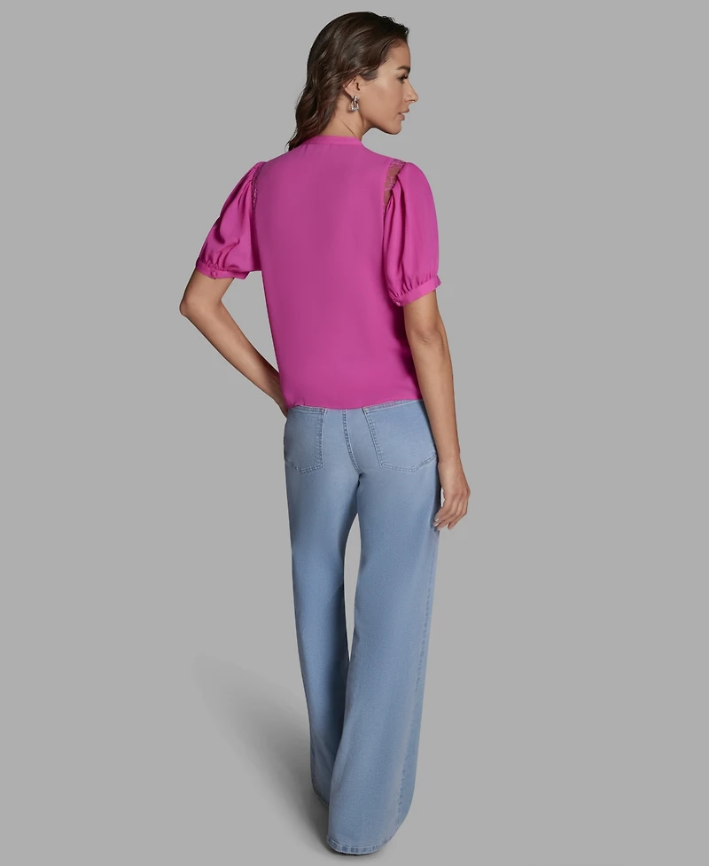 Bcbg Women's Button Front Top