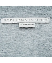 Pre-Owned Stella Mccartney Women's Grey 'all Is Love' Cotton Ruched T-Shirt