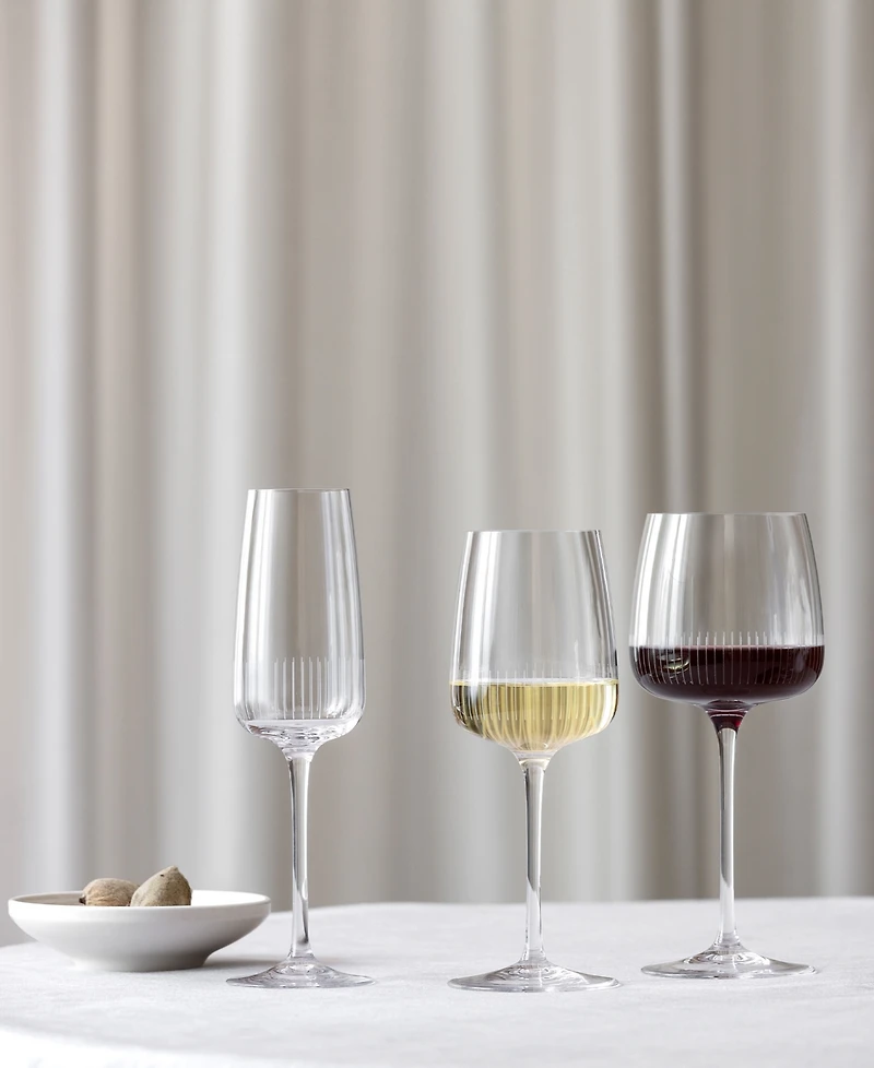 Villeroy & Boch Afina Flute Champagne Glasses, Set of 4