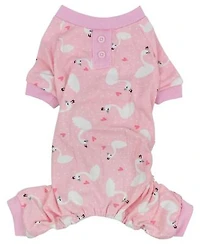 Parisian Pet Pink Swan Pajama