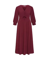 City Chic Plus Jolene Maxi Dress