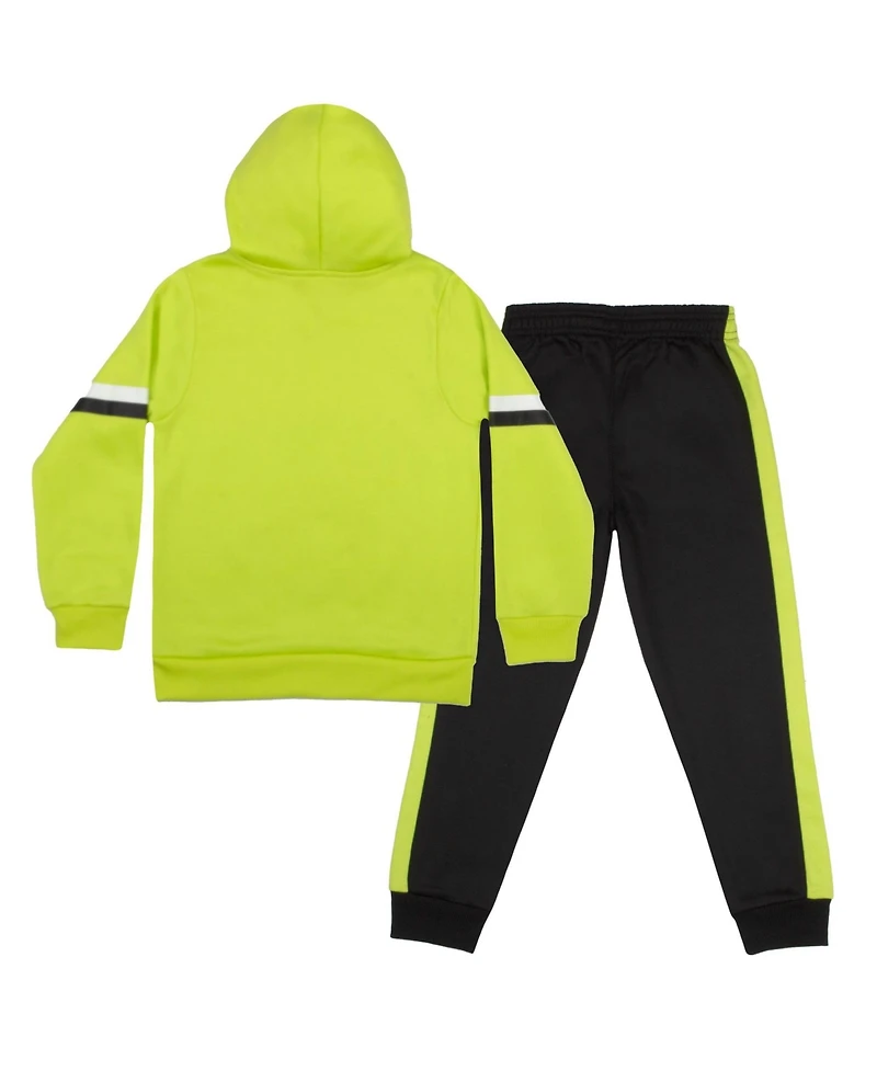 Marvel Big Boys The Hulk 2 Piece Fleece Hoodie and Pants Set