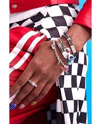 Hot Wheels Moveable Racecar Mesh Bracelet