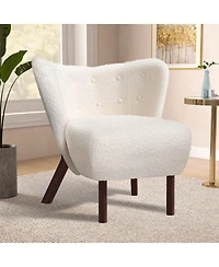 Modern Accent Chair Comfy Lounge Chair Upholstered Side Chair